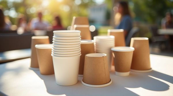 Des gobelets en carton pour tous vos événements