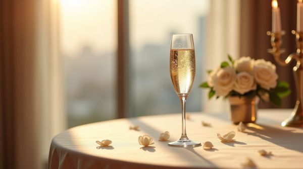 Élégance des verres à champagne pour toutes vos célébrations